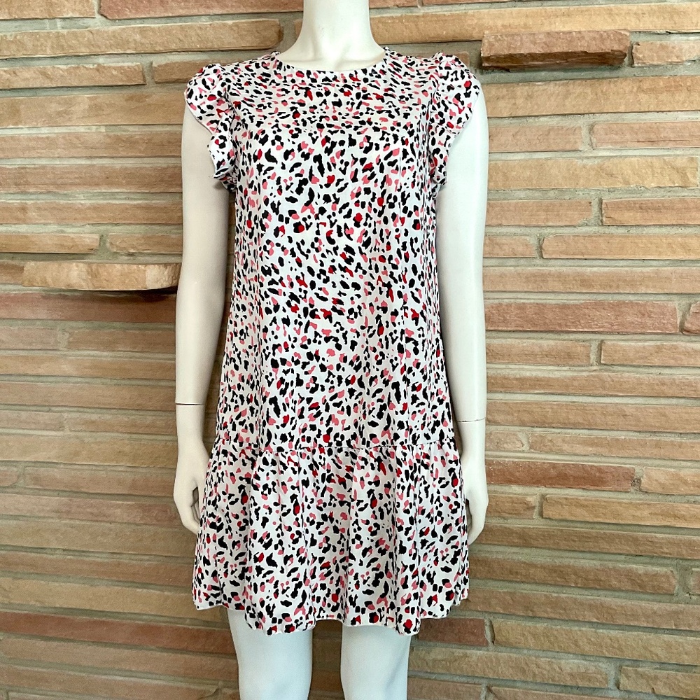 Leopard Print Shift Dress